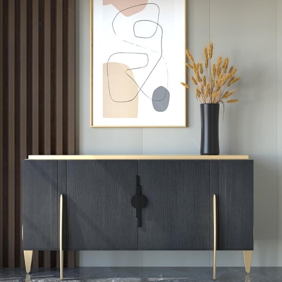 2 Pack Black Cabinet Pulls Half Moon Drawer Pulls Semicircle Kitchen Cabinet Han - Picture 7 of 8